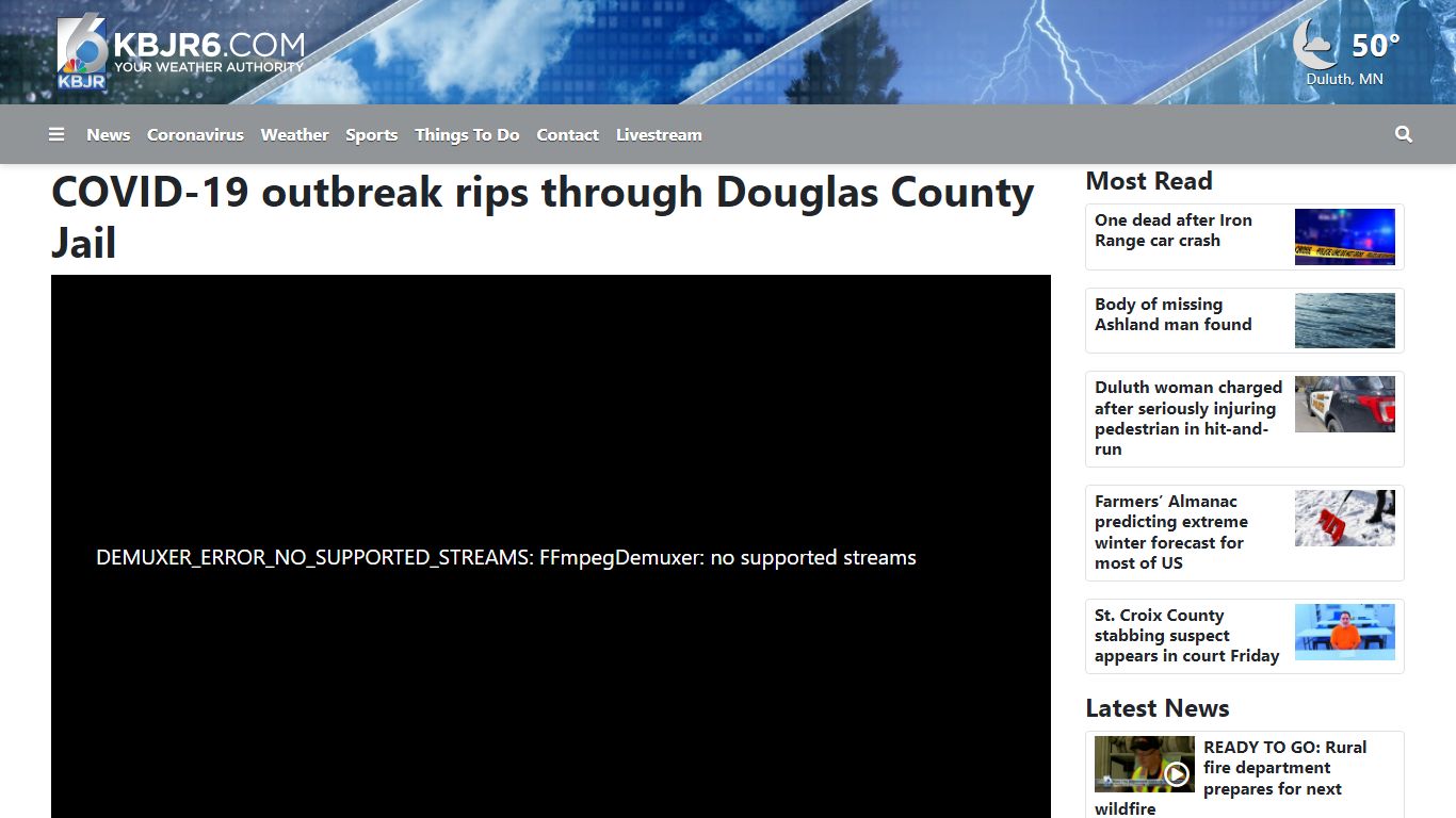 COVID-19 outbreak rips through Douglas County Jail